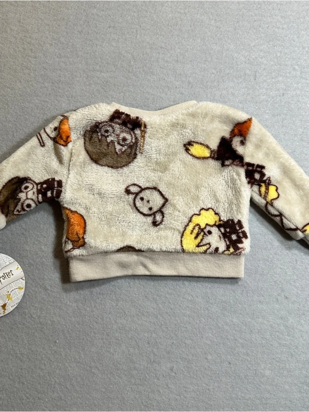 Harry Potter Infant Plush Outfit Set Newborn Owl Print Top Pants‎ NEW With Tags